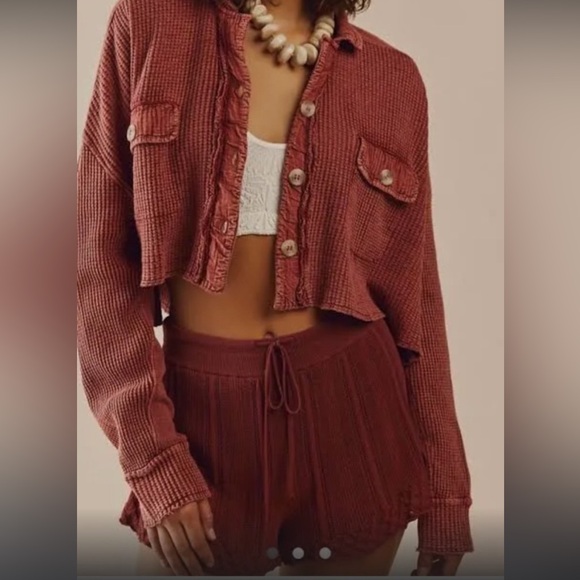 Free People Jackets & Blazers - Free People Cropped Scout Jacket